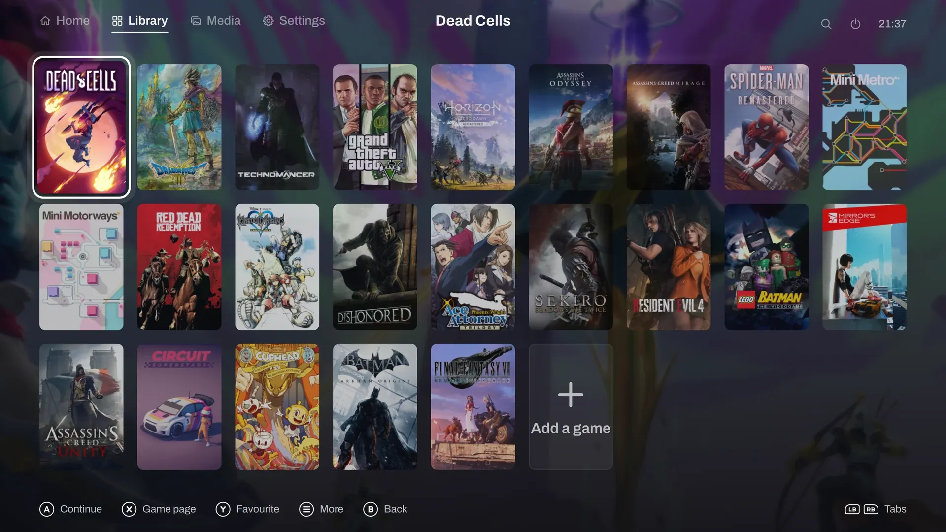 The library grid